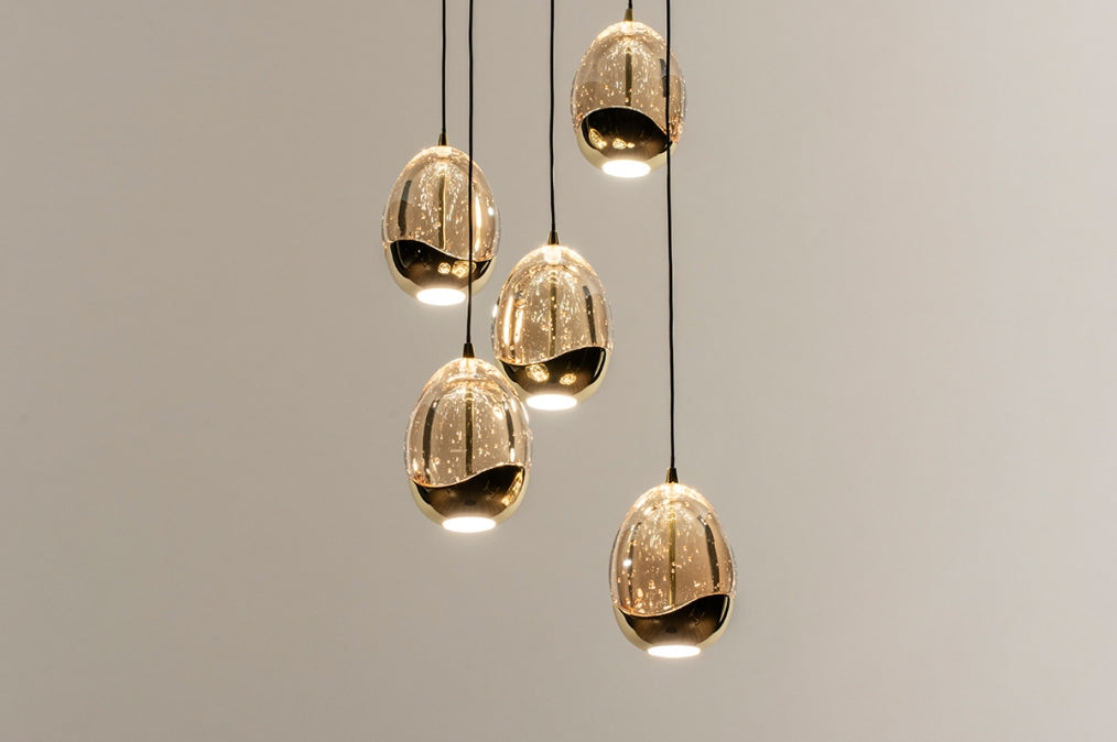 delightevents 5-Light Gold Pendant Chandelier