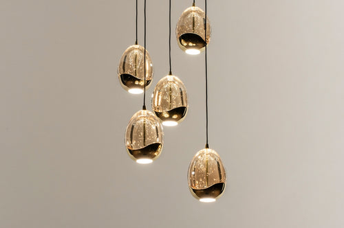 delightevents 5-Light Gold Pendant Chandelier